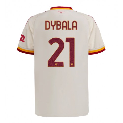 Stroje piłkarskie AS Roma Paulo Dybala #21 Koszulka Wyjazdowej 2026-27 Krótki Rękaw